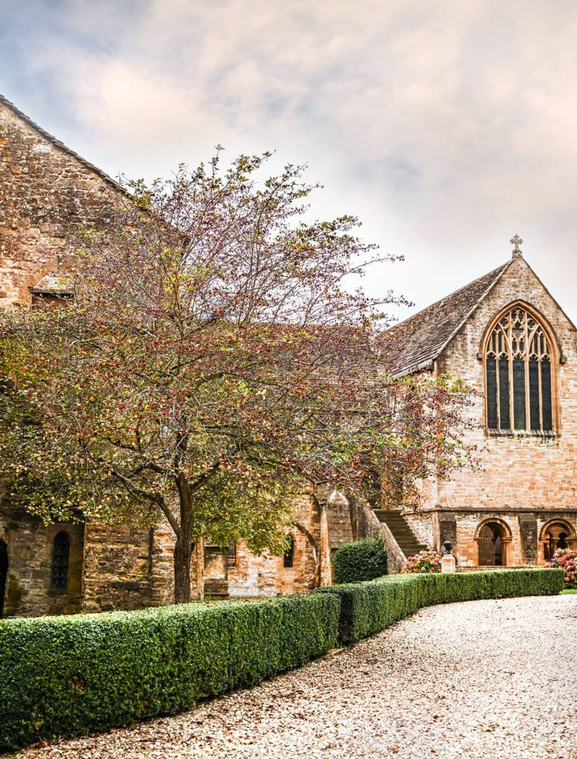 Sherborne Dorset: the historic courtyard garden